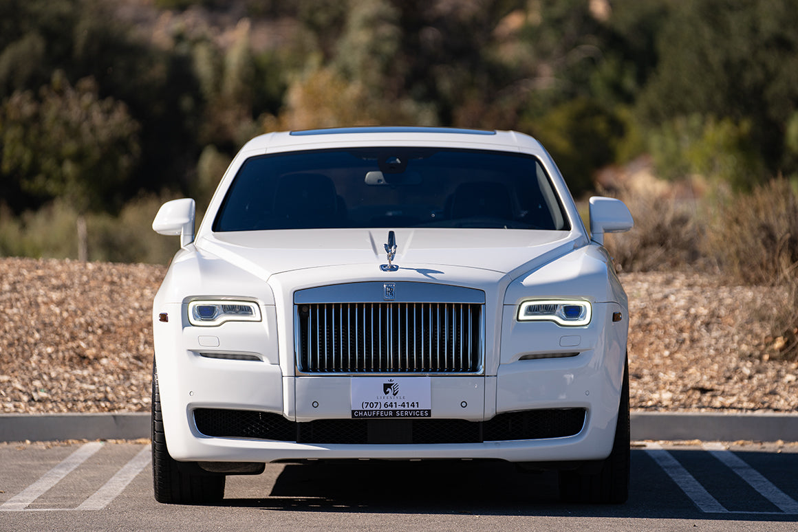 White Rolls Royce Ghost - Lifestyle Chauffeur